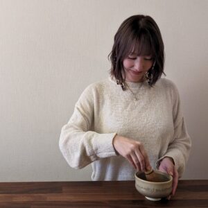 自宅で抹茶