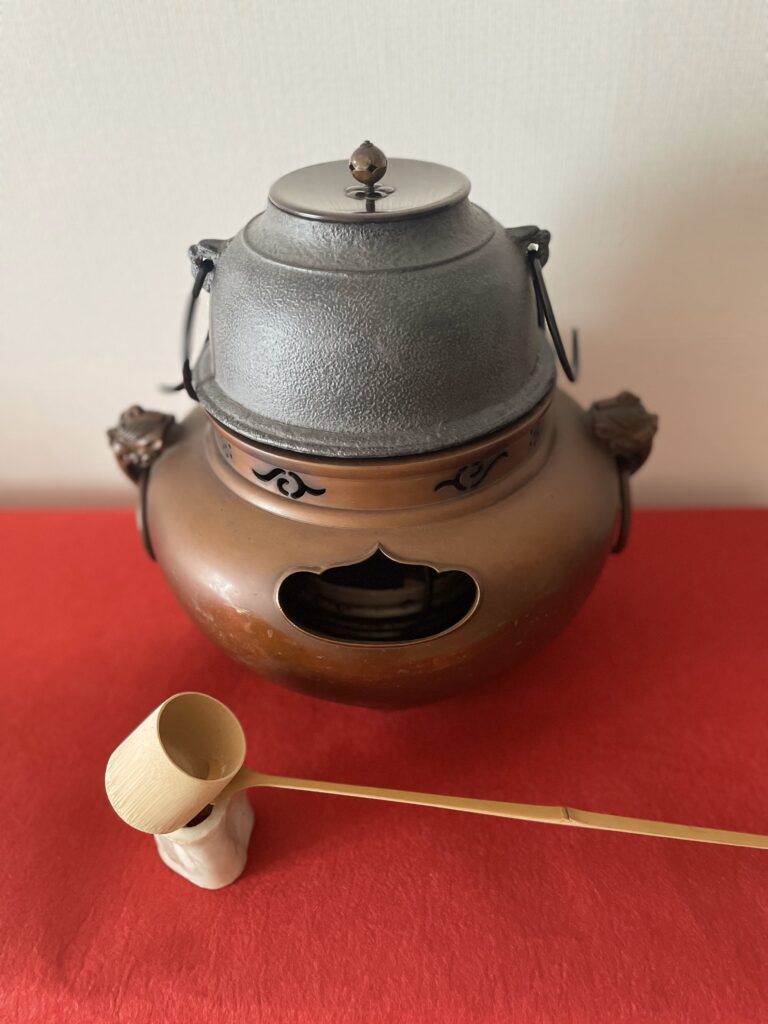 茶釜・柄杓セット