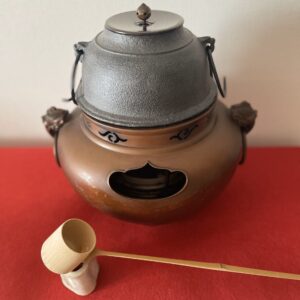 茶釜・柄杓セット