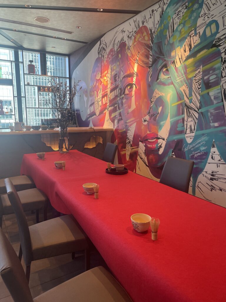 プルマン東京田町で抹茶体験