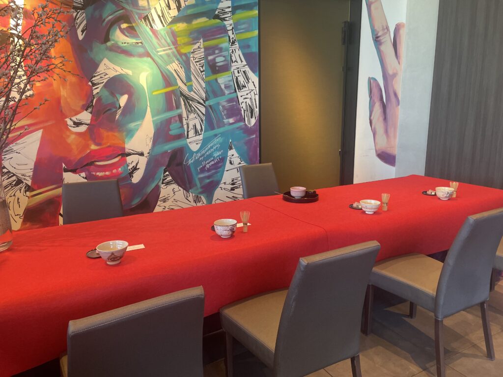 プルマン東京田町での抹茶体験・琥珀糖