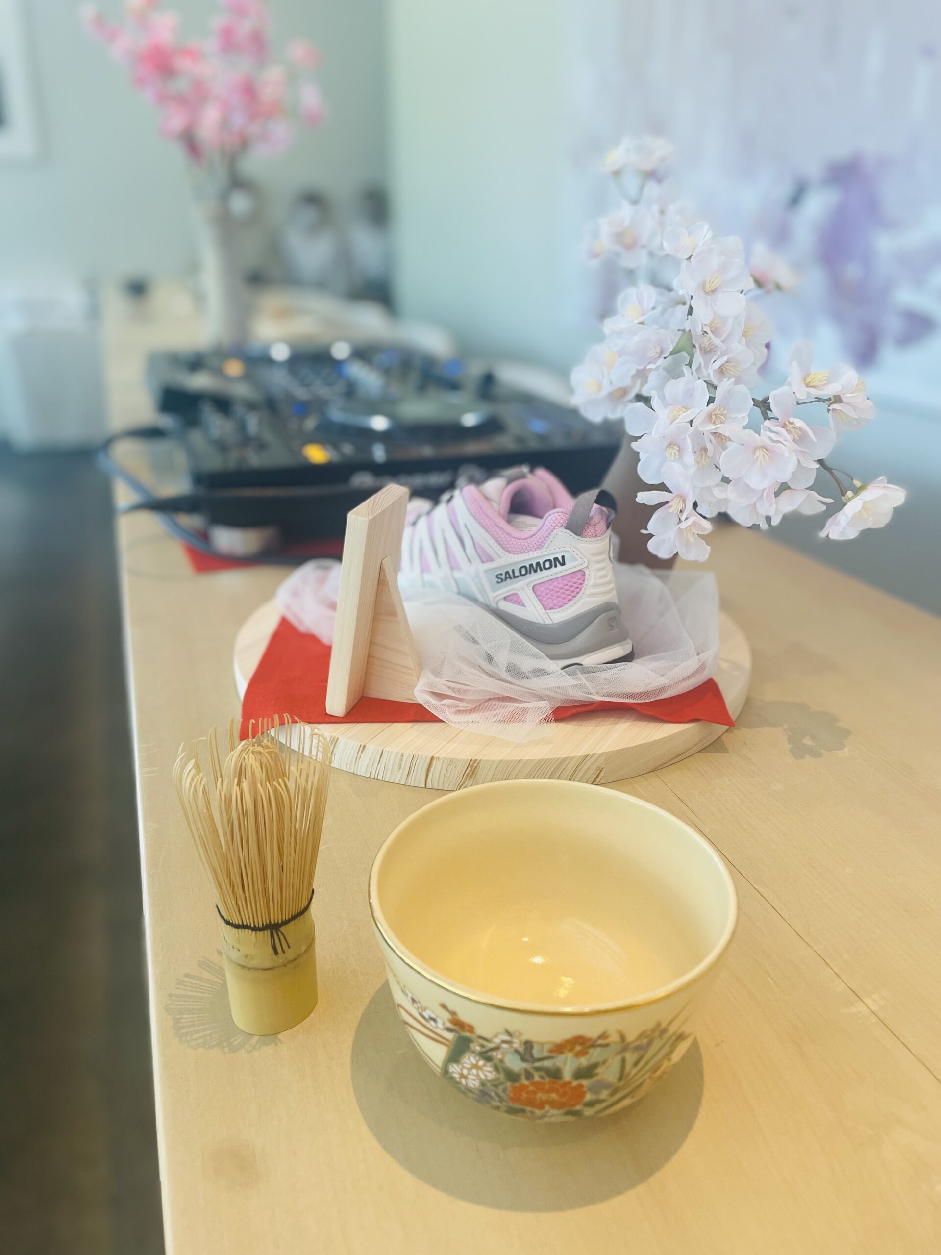 ブランドローンチイベントでの抹茶体験