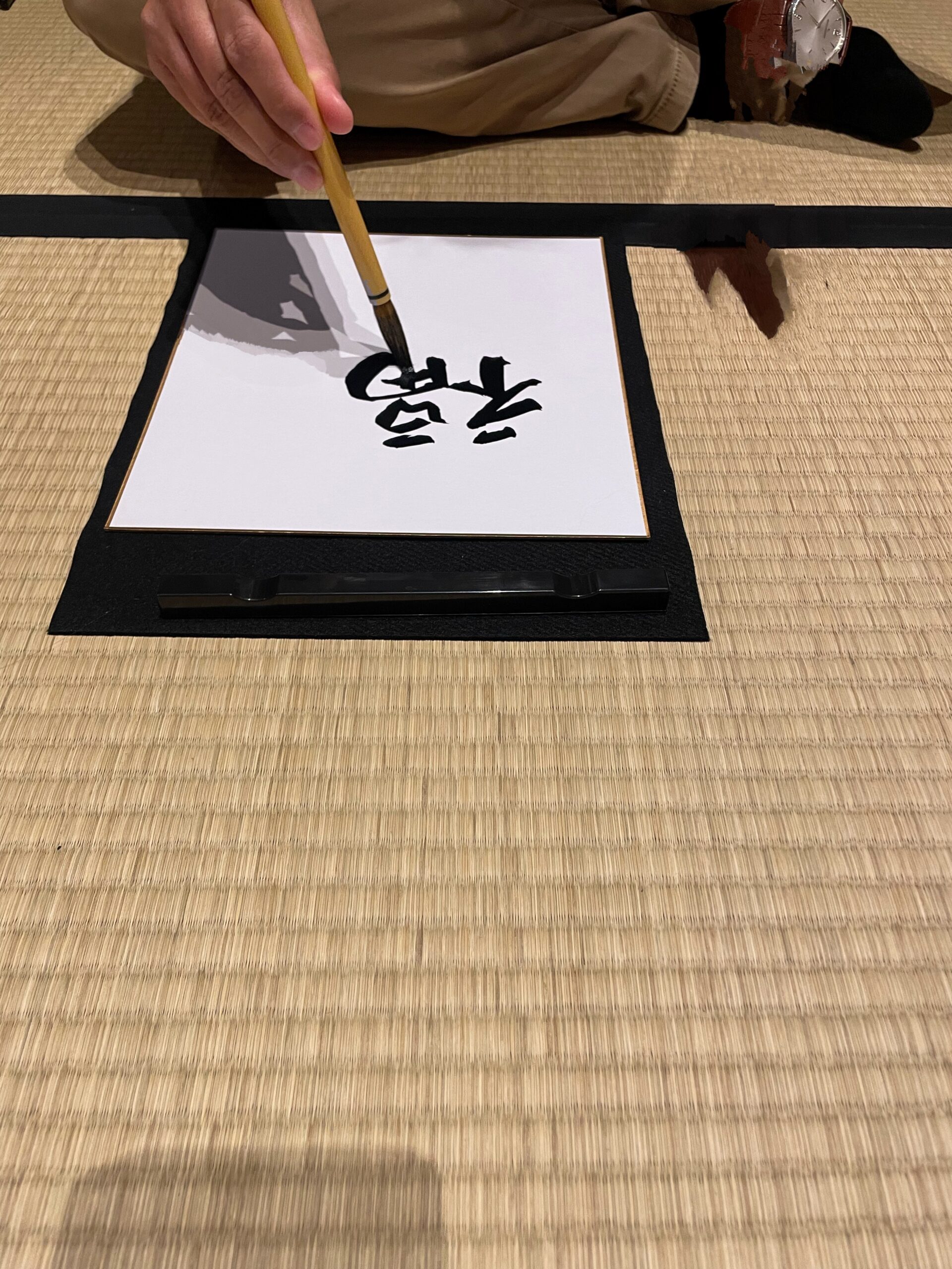 書道練習風景