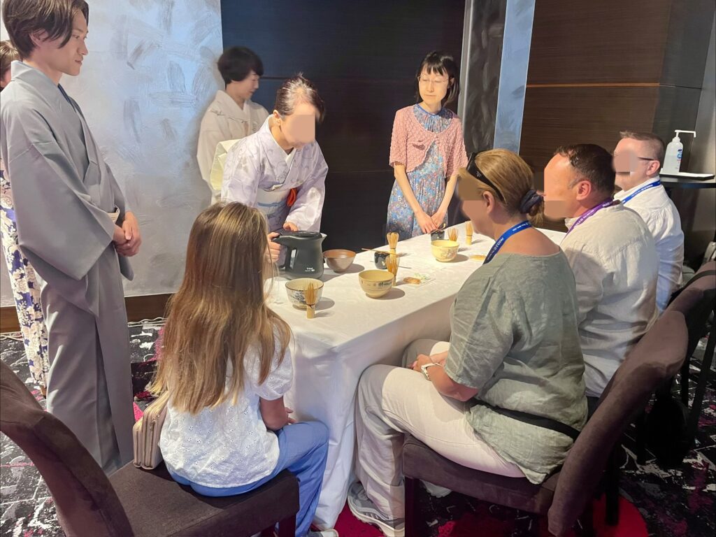 抹茶体験スペース