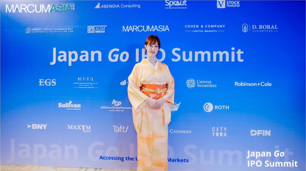 Japan Go IPO Summit matcha experience booth